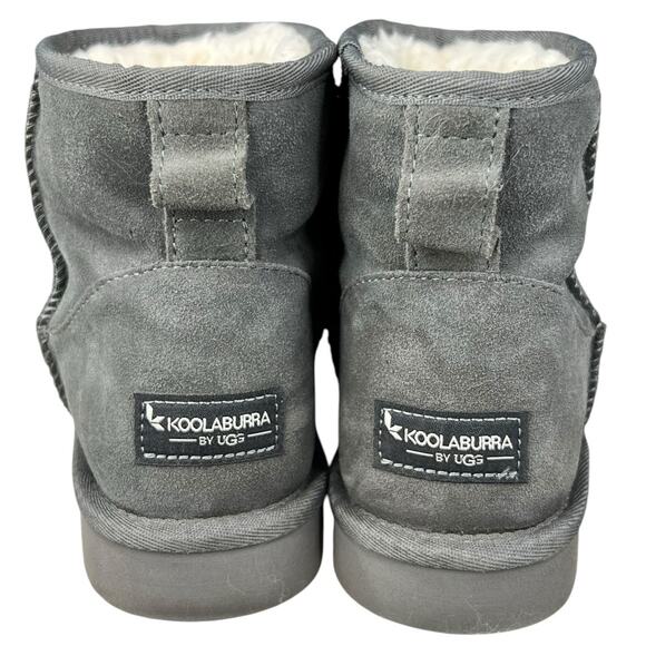 Koolaburra X UGG Women’s Burra Mini Grey Suede Winter Boot Size US 7 - Picture 8 of 11